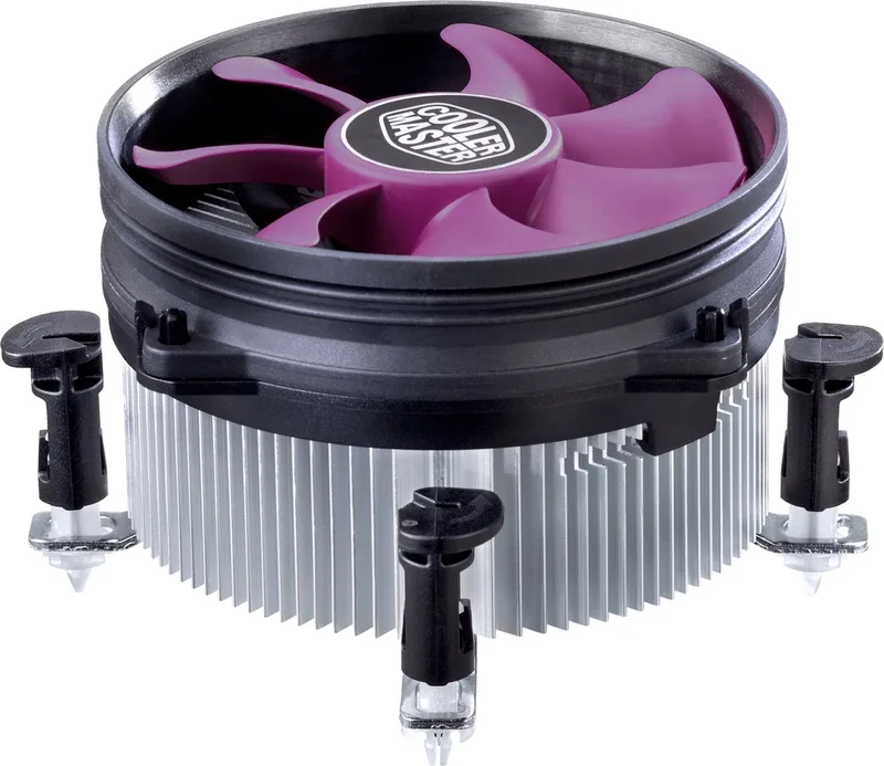 X Dream i117 CPU Cooler - Intel LGA1200, LGA1156, LGA1155, LGA1151, LGA1150, LGA775 by Cooler Master, Purple – cover
