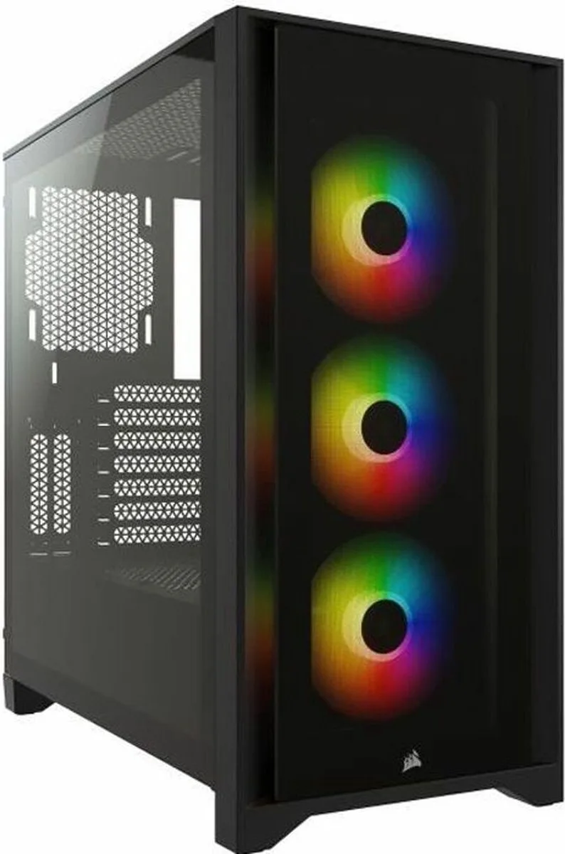 ATX Semi-tower Box Corsair iCUE 4000X RGB by Corsair, Black – cover