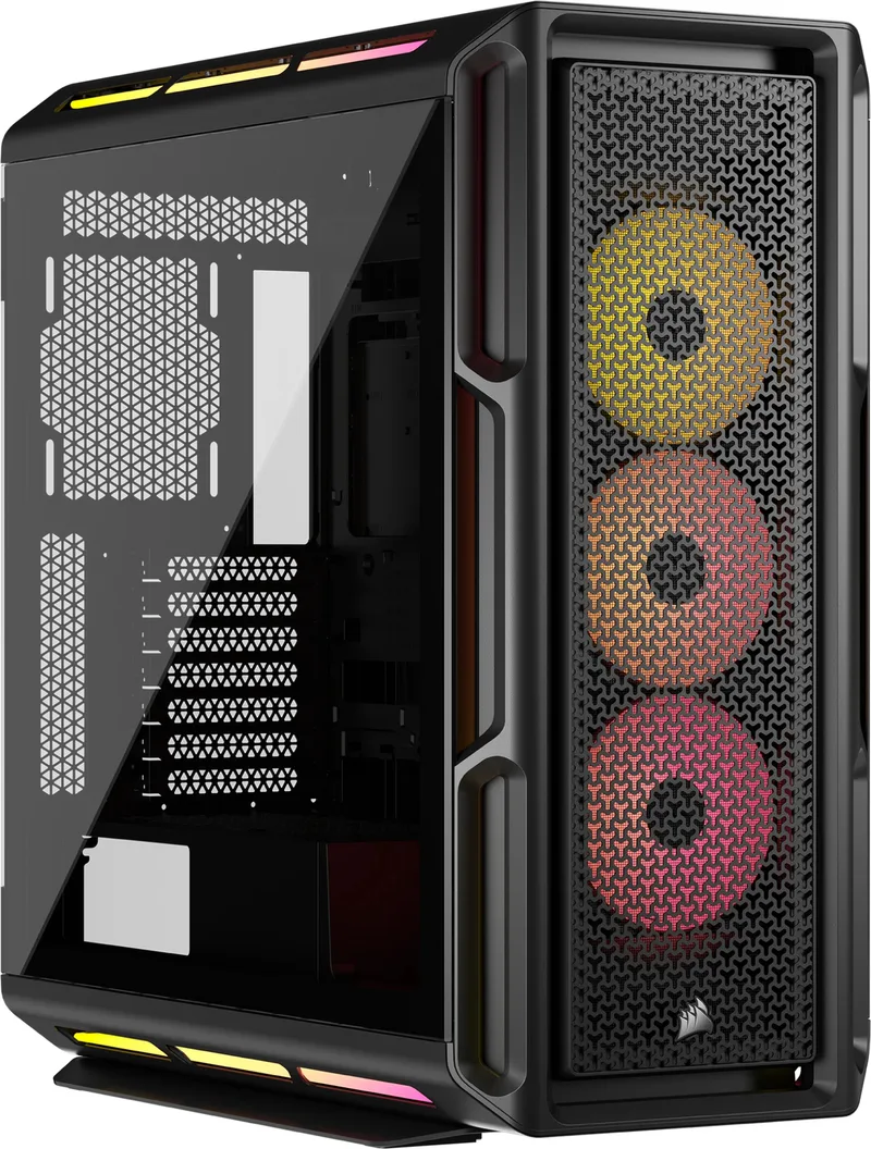 Behuizing Midi 5000T LX RGB (Tempered Glass) zwart by Corsair – cover