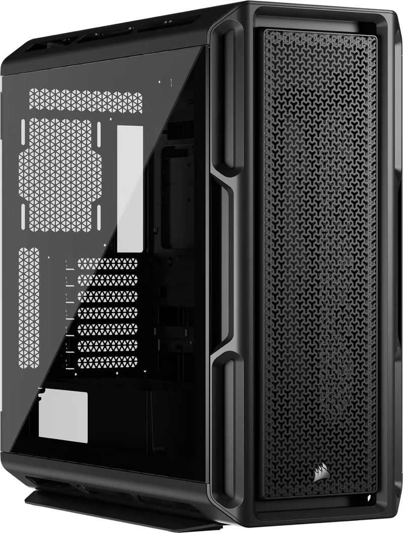 Behuizing Midi 5000T (Tempered Glass) zwart de Corsair – jaquette