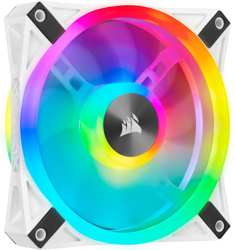 Box Ventilator Corsair iCUE QL120 van Corsair, Wit – cover