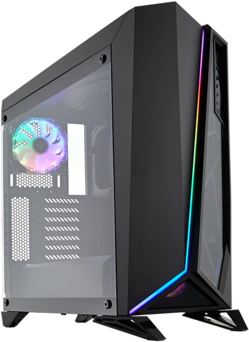 Carbide Series SPEC-OMEGA RGB Mid-Tower Black de Corsair, Noir – jaquette