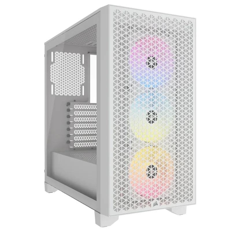 Corsair 3000D RGB Airflow White TG - Behuizing by Corsair – cover