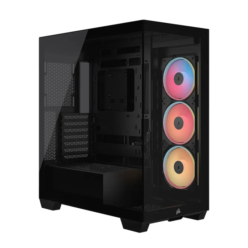 Corsair 3500X LX-R RGB iCUE LINK Black - Midtowermodel de Corsair – jaquette