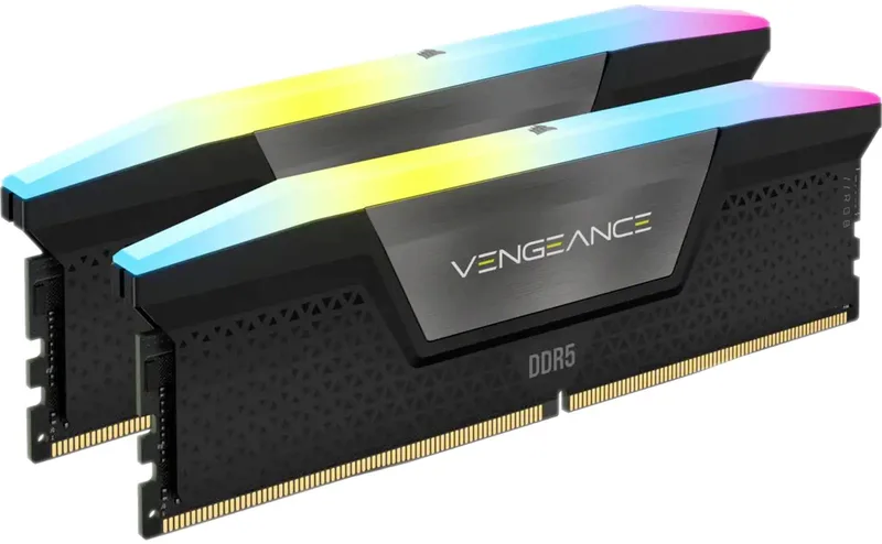 DDR5 32GB PC 6200 CL36 CORSAIR KIT (2x16GB) VENGEANCE RGB b retail by Corsair – cover