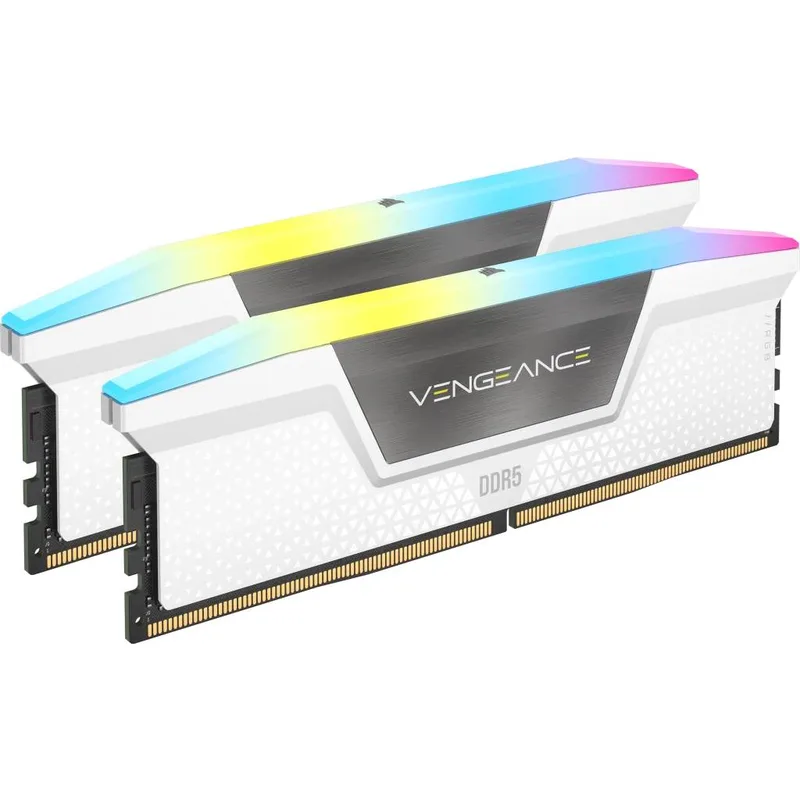 DDR5 32GB PC 6400 CL36 CORSAIR KIT (2x16GB) VENGEANCE RGB W retail by Corsair – cover