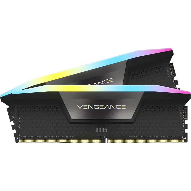 DDR5 32GB PC 7000 CL34 CORSAIR KIT (2x16GB) VENGEANCE RGB B retail by Corsair – cover