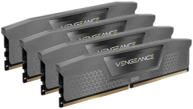 DDR5 64GB PC 5600 CL36 CORSAIR KIT (4x16GB) VENGEANCE Grey retail by Corsair – cover