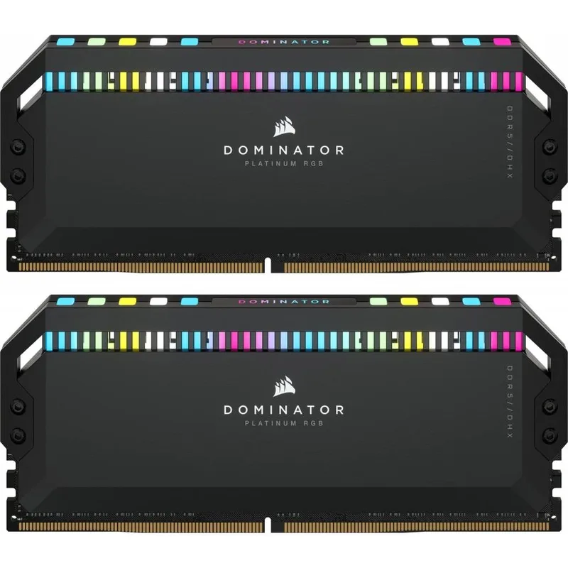 DDR5 64GB PC 6600 CL32 CORSAIR KIT (2x32GB) DOMINATOR P RGB retail by Corsair – cover