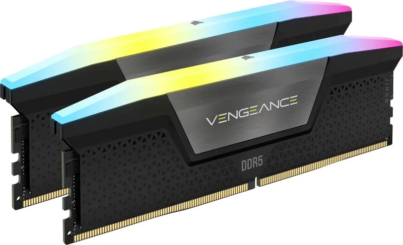 DDR5 96GB PC 7000 CL40 CORSAIR KIT (2x48GB) VENGEANCE RGB retail by Corsair – cover
