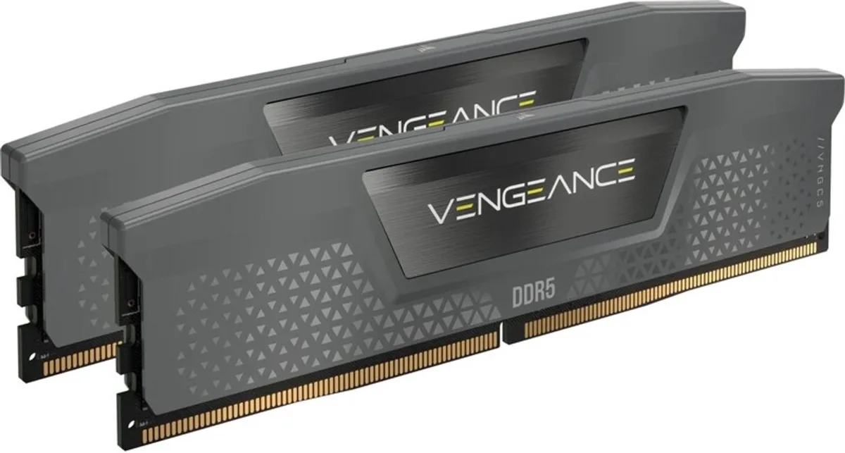 DDR5 Vengeance 2 x 32 GB 5600 MHz CL 40 Grijs CMK64GX5M2D5600C40 geheugenmodule fra Corsair – cover