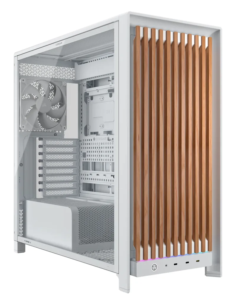 FRAME 5000D Wood RS White - Behuizing van Corsair – cover