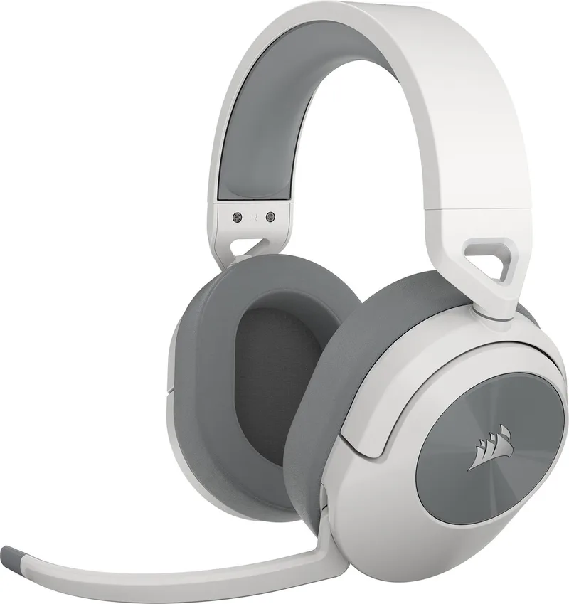 HS55 - Draadloze Gaming Headset - Dolby Audio 7.1 PC Surround - PC, Mac, PS4 & PS5 by Corsair, White – cover