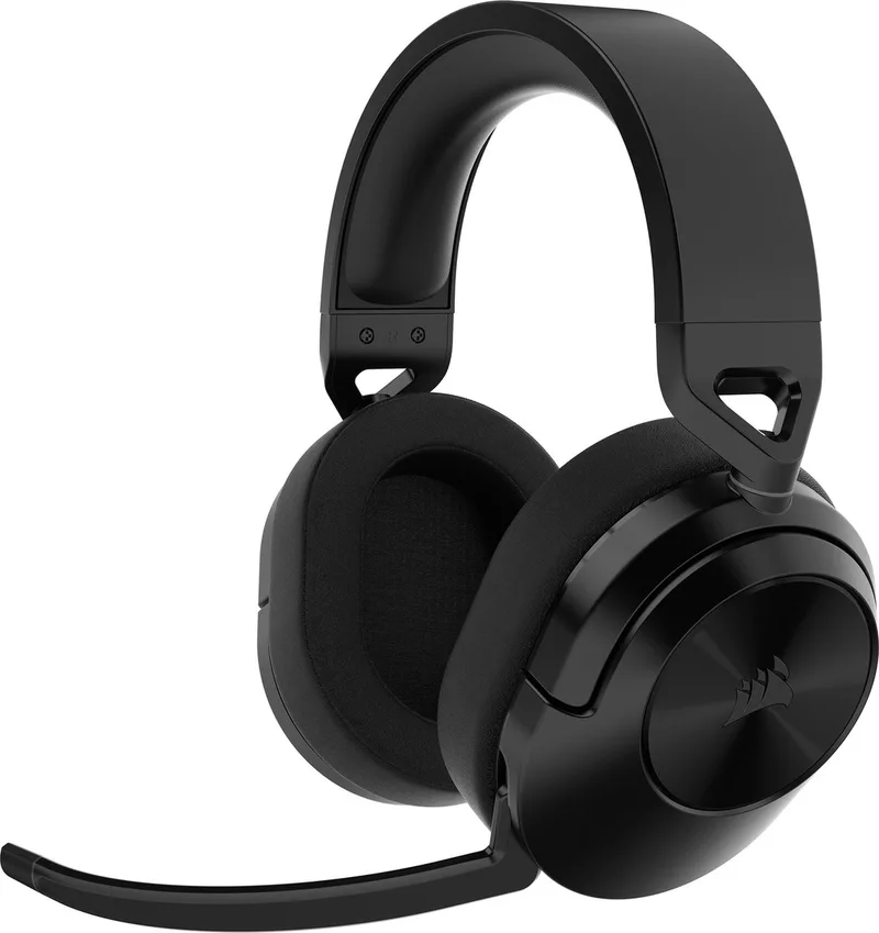 HS55 - Draadloze Gaming Headset - Dolby Audio 7.1 PC Surround - PC, Mac, PS4 & PS5 by Corsair, Carbon – cover