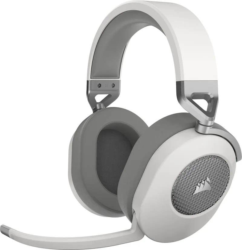 HS65 Draadloze Gaming Headset - 7.1 Surround Sound - PS4/PS5 & PC van Corsair, Wit – cover