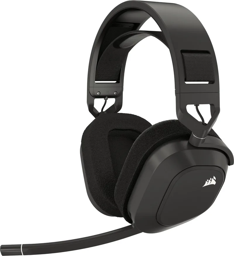 HS80 MAX Draadloze Headset - PC, Mac & PS5/PS4 van Corsair, Staalgrijs – cover