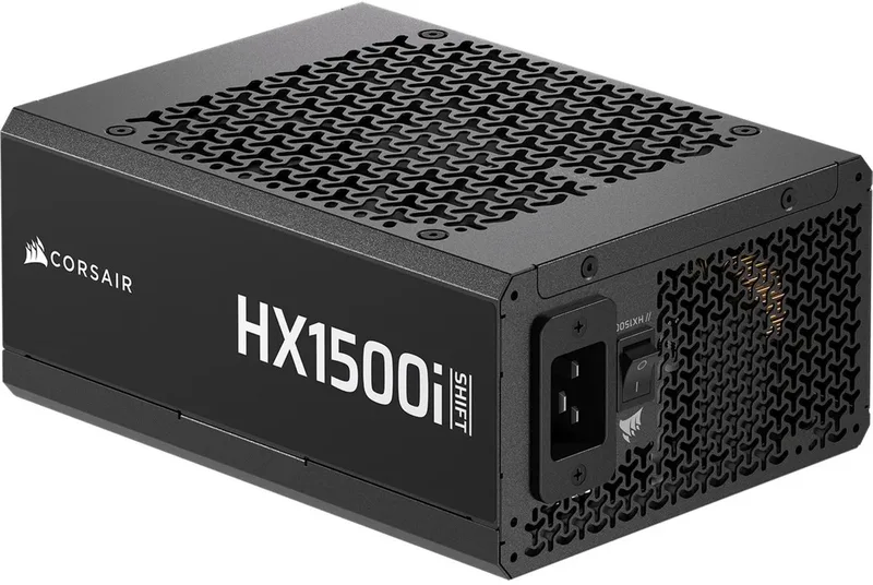 iCUE LINK HX1500i SHIFT - Interne Voeding - 1500 Watt - Modulair - ATX 3.1 - PCIe 5.1 - Cybenetics Platinum efficiëntie - Zero RPM Modus van Corsair, Zwart – cover