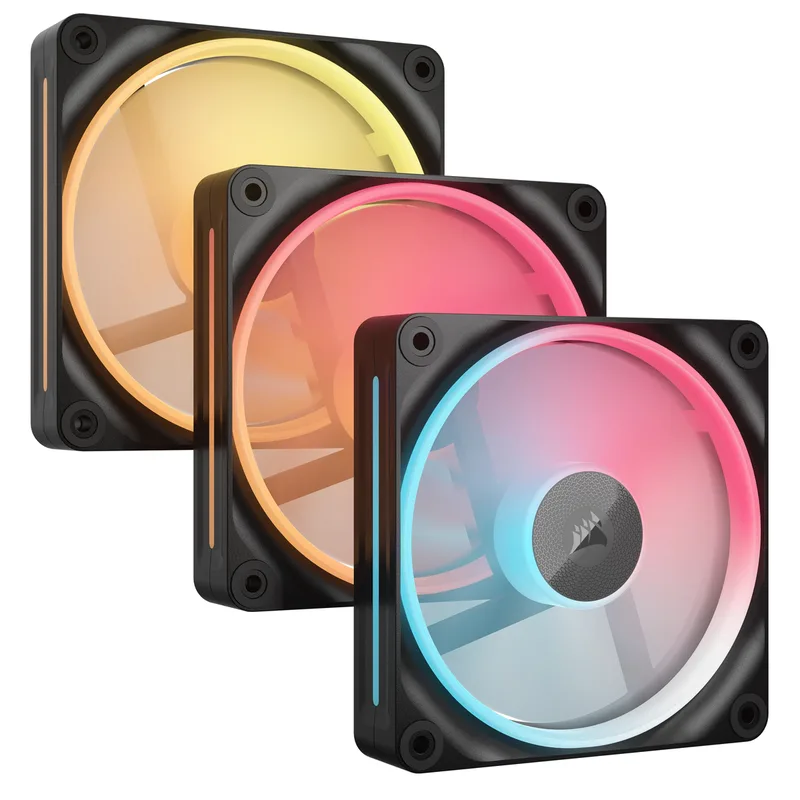 iCUE LINK LX120-R RGB 120mm PWM Reverse Fans Starter Kit - Ventilator by Corsair – cover