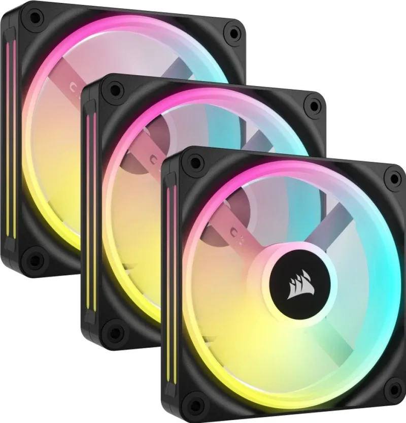iCUE LINK QX120 RGB PWM Fans Starter Kit 3-pack - Ventilator van Corsair – cover