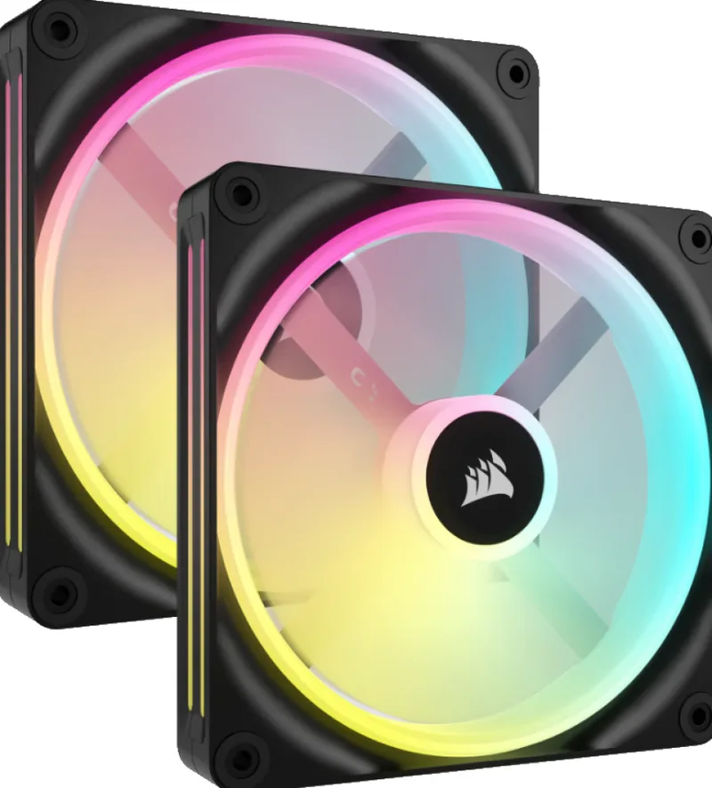iCue Link QX140 RGB PWM Starter Kit - Ventilator de Corsair – jaquette
