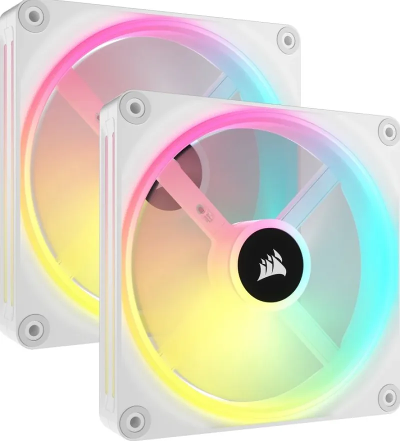 iCUE LINK QX140 RGB PWM Starter Kit White - Ventilator van Corsair – cover