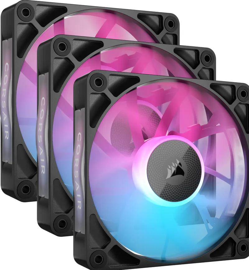 iCUE LINK RX120 RGB Starters Kit Black - Ventilator van Corsair – cover