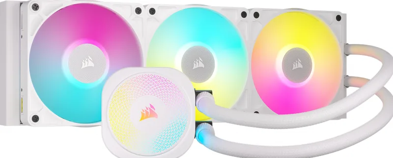 iCUE LINK TITAN 360 RX RGB White - Waterkoeler de Corsair – jaquette