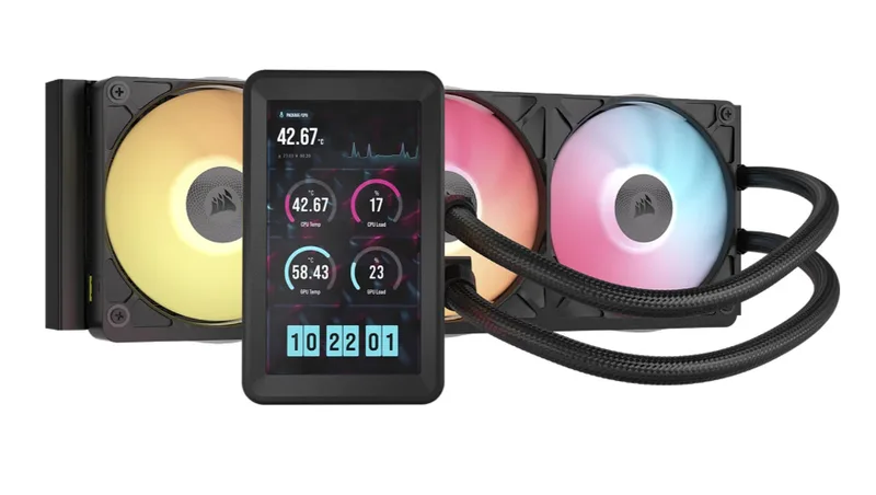 iCUE LINK TITAN II 360 RX LCD Black - Waterkoeler by Corsair – cover