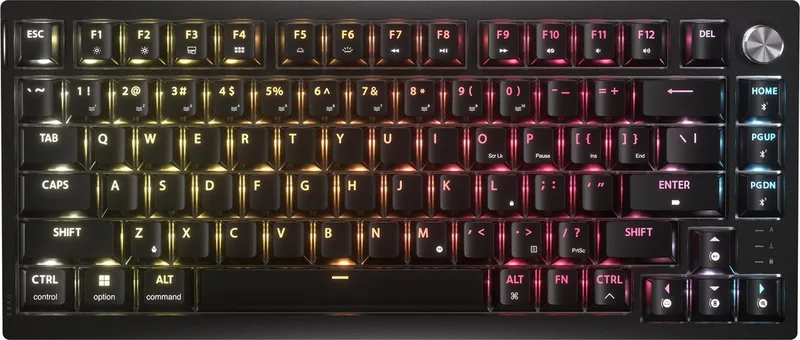 K65 Plus Draadloos Mechanisch Toetsenbord 65% – RGB – Corsair MLX Fusion Tactile – US Qwerty de Corsair, Noir, US – jaquette