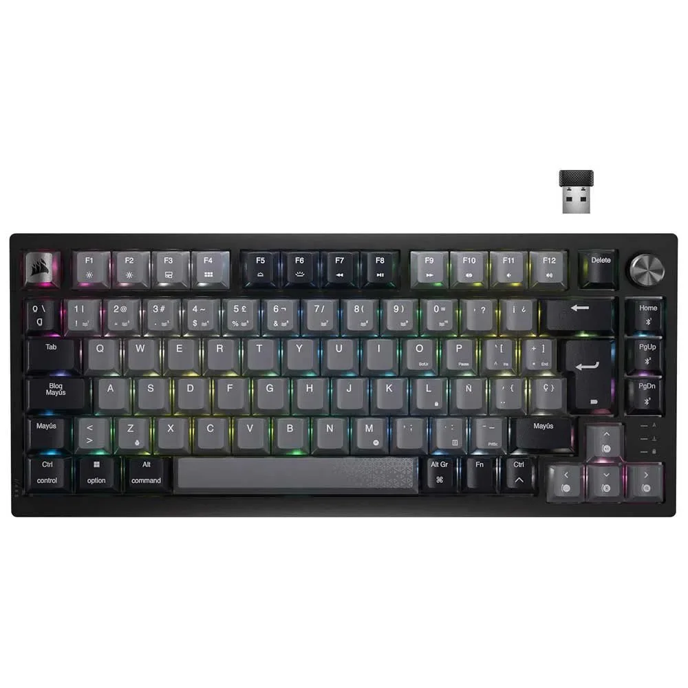 K65 Plus Rgb 75% Draadloos Gamingtoetsenbord van Corsair – cover