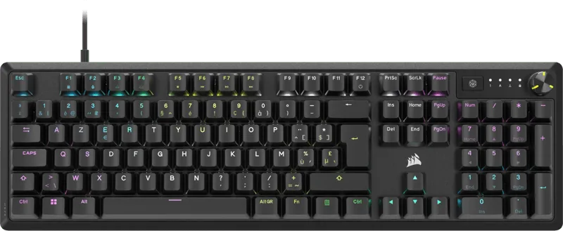 K70 RGB Core Gaming Toetsenbord Azerty Zwart by Corsair, AZERTY – cover