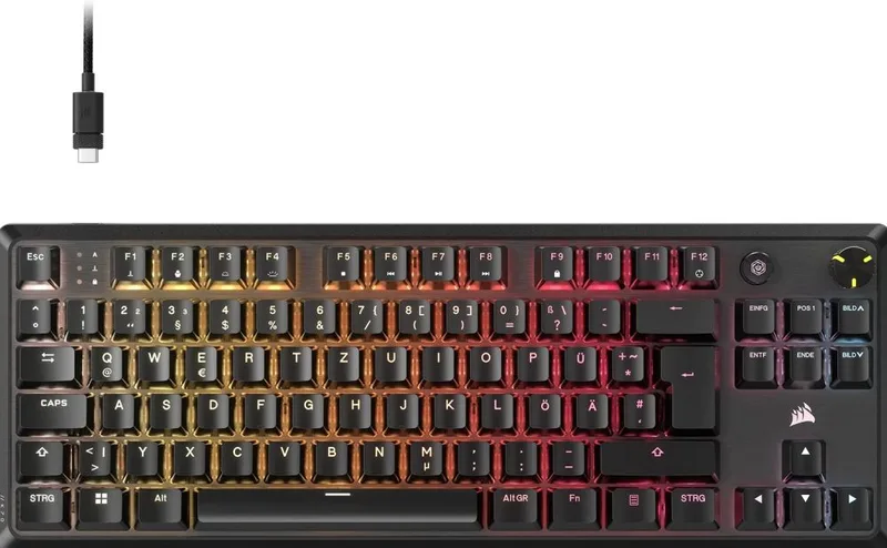 keyboard K70 Core TKL USB RGB LED zwart by Corsair – cover