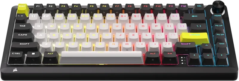 MAKR Pro 75 Hall Effect - DIY Gaming Toetsenbord - Aluminium - MGX Hyperdrive van Corsair, Zwart, US – cover