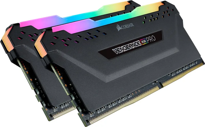 RAM Memory Corsair CMW32GX4M2D3600C18 CL18 32 GB by Corsair, Black – cover