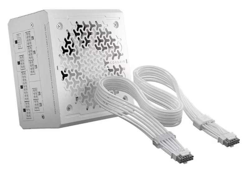 RM Series RM1000e White - Voeding by Corsair – cover