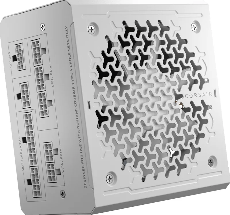 RM1000e White - Voeding van Corsair – cover