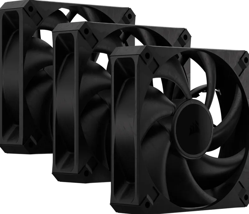 RS120 MAX PWM Thick Fan Triple Pack - Ventilator de Corsair – jaquette