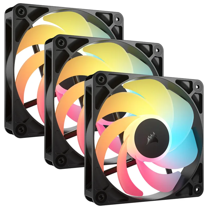 RS120-R ARGB PWM Reverse Fan Triple Pack Black - Ventilator by Corsair – cover