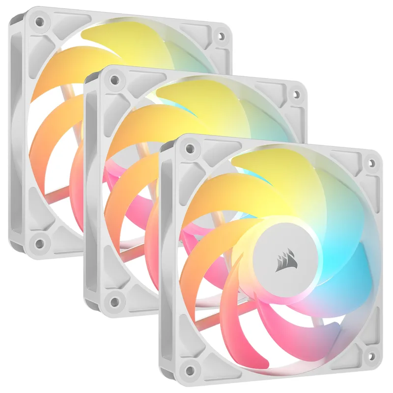 RS120-R ARGB PWM Reverse Fan Triple Pack White - Ventilator by Corsair – cover