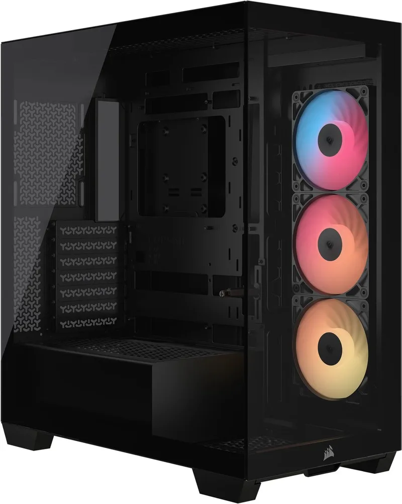 RSR Serie - Mid-Tower PC Behuizing - ARGB - Gehard Glas by Corsair, Black – cover