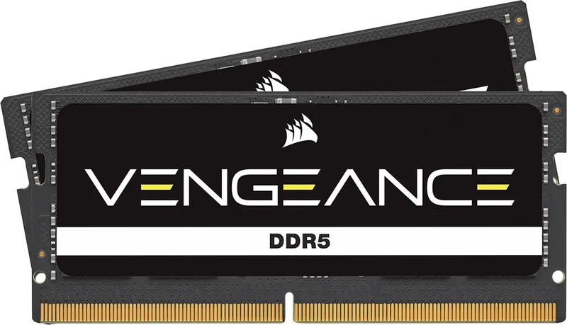 SO DDR5 32GB PC 4800 CL40 CORSAIR KIT (2x16GB) VENGEANCE Bl retail de Corsair – jaquette