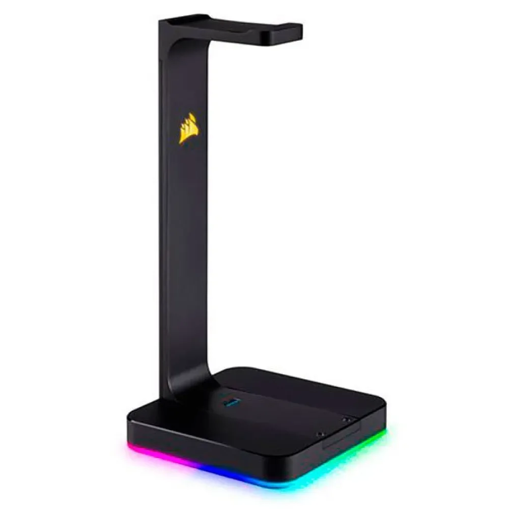 Support Pour Casque De Jeu St100 Rgb 7.1 de Corsair – jaquette