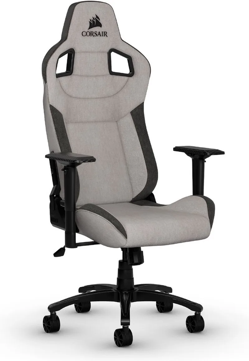 T3 RUSH Gaming Stoel - Grey/Charcoal de Corsair, Gris, Charcoal – jaquette