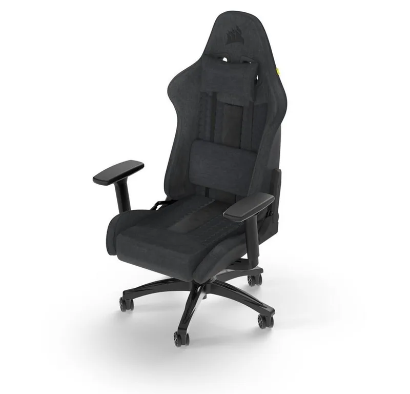 TC100 - Relaxed Gaming Stoel - Stoffen - Zwart/Grijs van Corsair, Grijs – cover 2 van 5