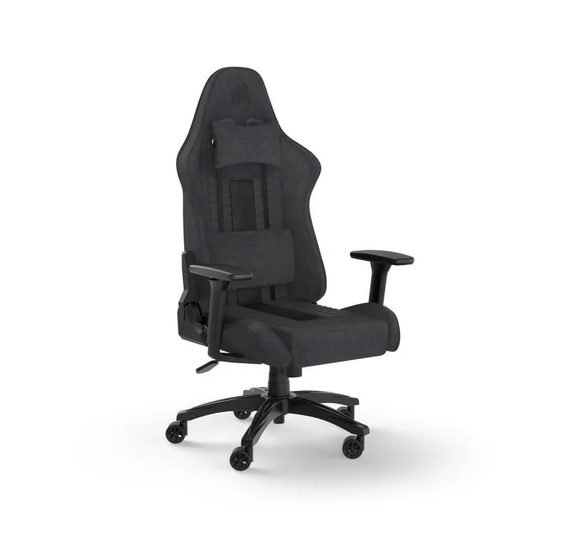 TC100 - Relaxed Gaming Stoel - Stoffen - Zwart/Grijs van Corsair, Grijs – cover 3 van 5