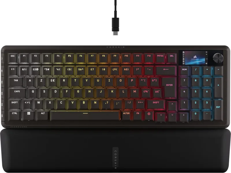 Vanguard 96 Mechanical Gaming Keyboard - BE Azerty - Black by Corsair, Black, BE – cover
