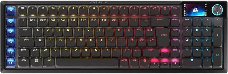 Vanguard Air 99 - Draadloze Gaming Keyboard - OPX Optisch - Stream Deck van Corsair, Zwart, BE – cover