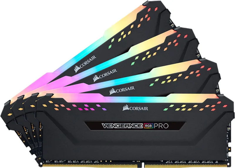 Vengeance CMW32GX4M4A2666C16 geheugenmodule 32 GB DDR4 2666 MHz van Corsair, Zwart – cover