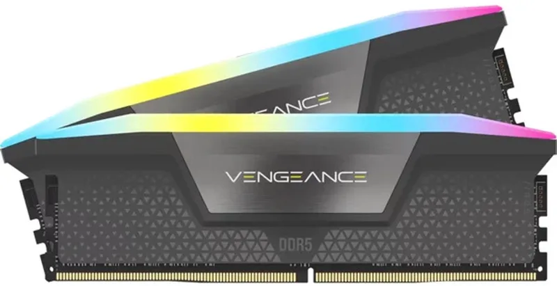 Vengeance RGB - RAM-geheugen - 32GB - DDR5 - 6.000MT/s - 2 x 16GB - AMD EXPO & Intel XMP - RGB de Corsair – jaquette
