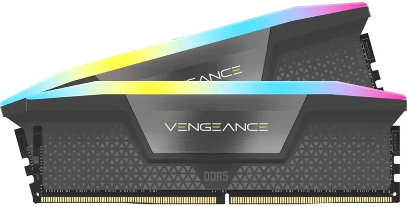 Vengeance RGB - RAM-geheugen - 64 GB - DDR5 - 6000 MT/s - 2 x 32 GB de Corsair – jaquette